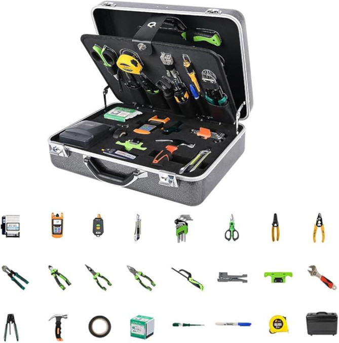 Kit de herramientas de fibra óptica FTTH TFS-40D